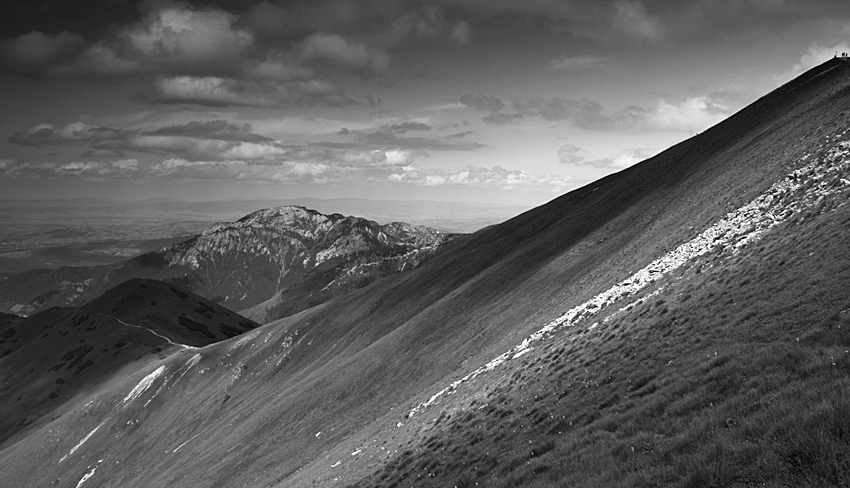 Tatry w odcieniach szarości