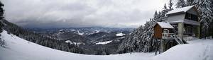 beskid - panorama ze stożka wielkiego