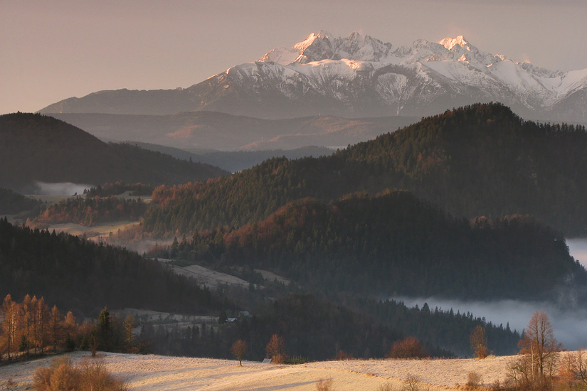 Poranek w górach