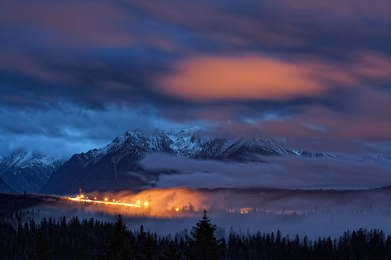 Wieczorne Tatry