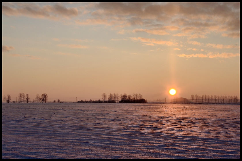 Na całej połaci śnieg