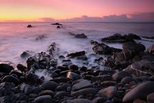 Sandymouth beach, Cornwall, UK