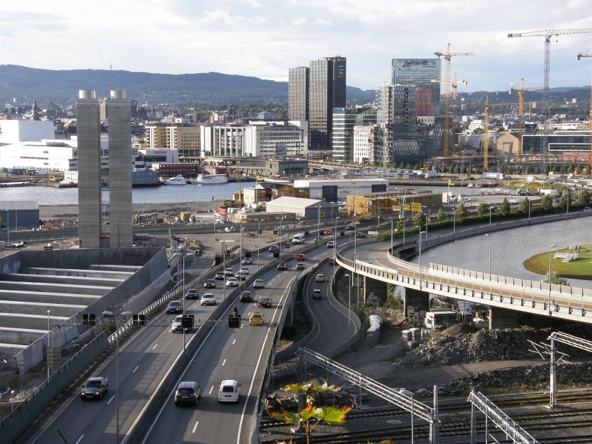 Panorama Oslo Od Strony Ekebergu