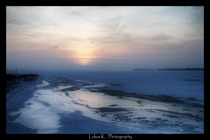 zamarznięty  fjord