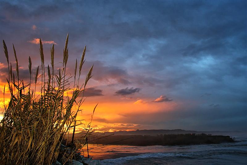 Wieczór nad brzegiem