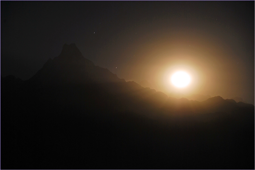 Fish Tail Moonrise