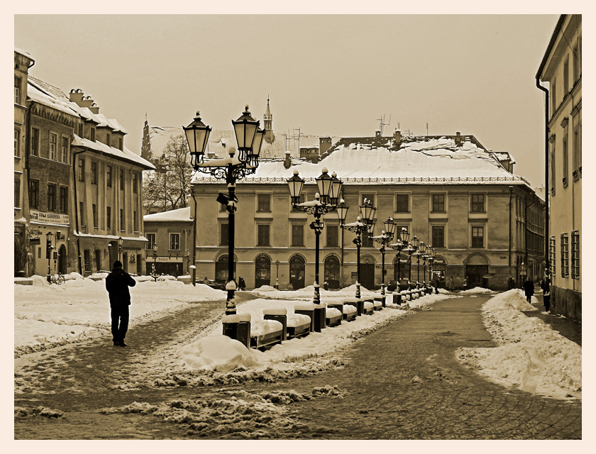 ...takie moje  krakowskie ...mały rynek.