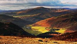 Dolina w Górach Wicklow