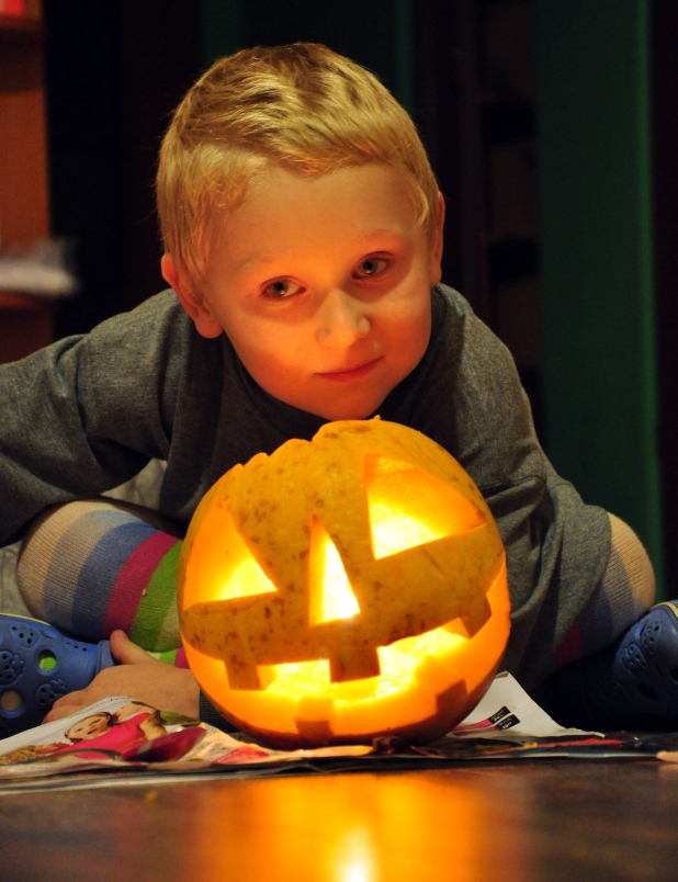 child in yellow