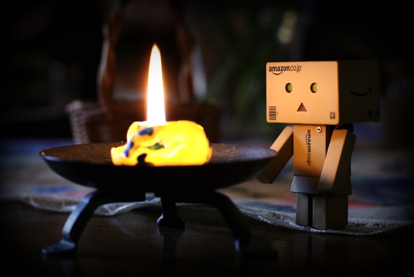 Świeczka i Danbo