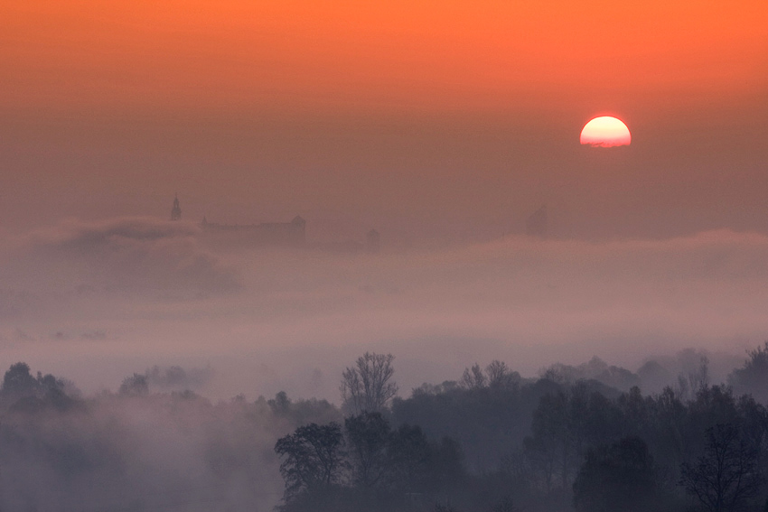 Kraków dziś o świcie