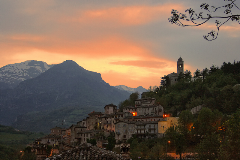 Widok na Montefortino