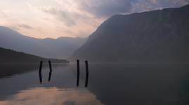 Wcześnie rano .... w Bohinj