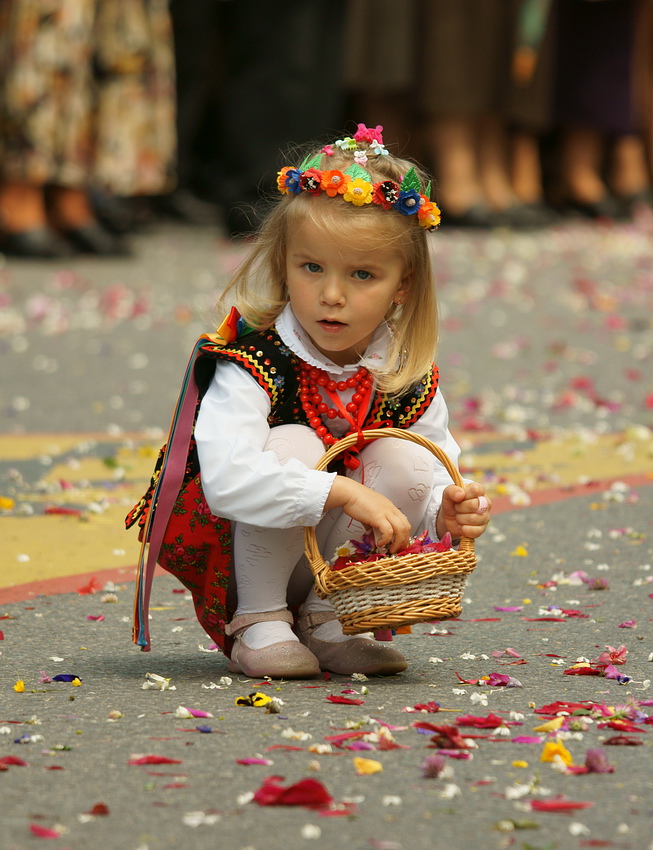 Nowy Wiśnicz - na procesji Bożego Ciała