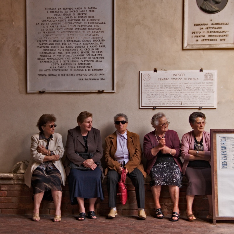 centro storico di Pienza ...