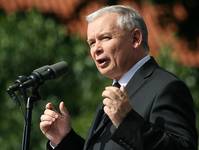 Jarosław Kaczyński na wiecu