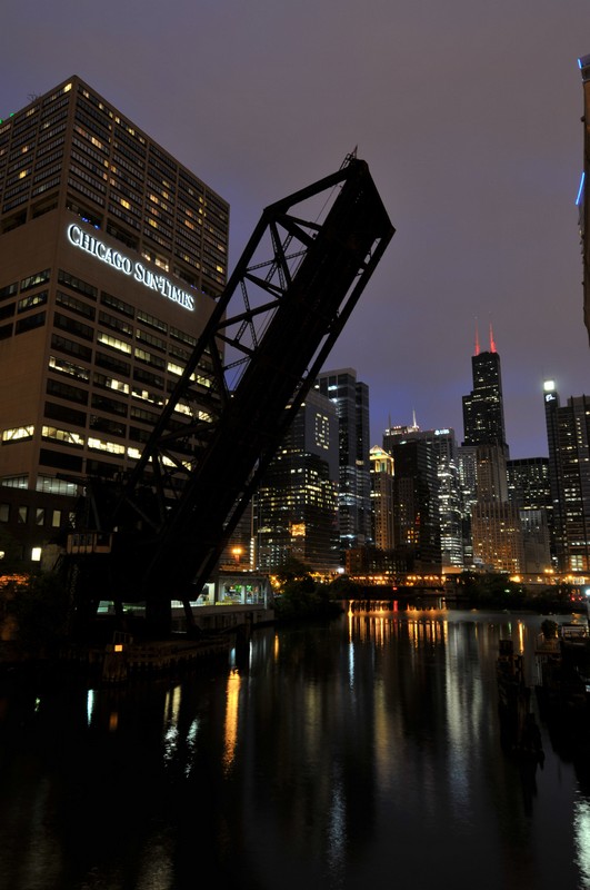 Chicago by night