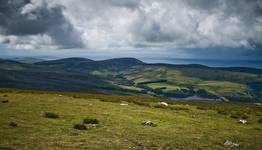 Snaefell, widok na zachodnią część wyspy.