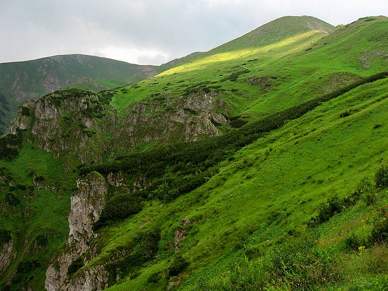 widok na Czerwone Wierchy