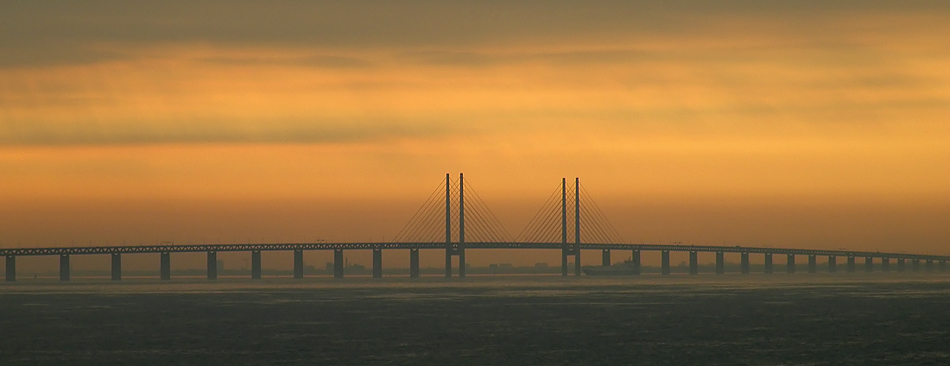 Oresund o świcie...