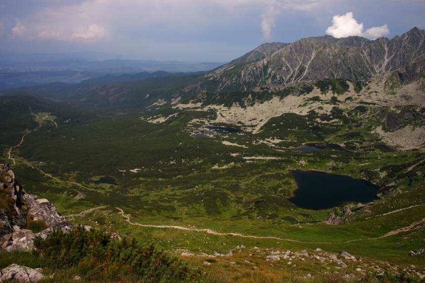 Mały Kościelec i Dolina Gąsiennicowa.