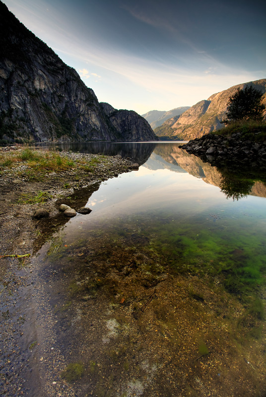 the end of the fjord...