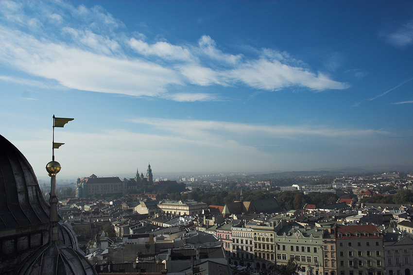 Krakowski poranek z widokiem na Wawel