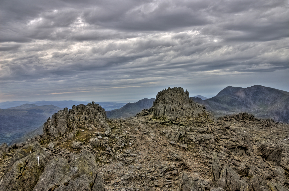 Na szczycie... (Glyder Fawr-północna Walia)