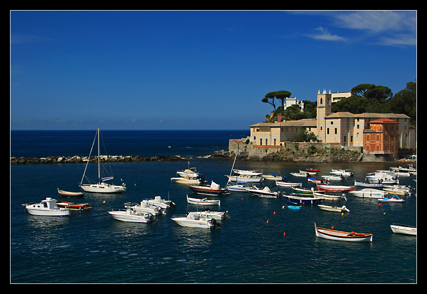 Sestri Levante , Liguria , Italia.