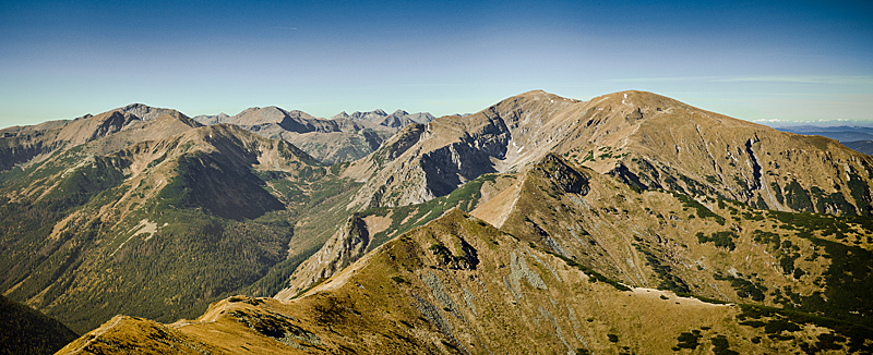 Tatry widok z Kasprowego