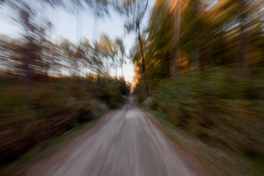 Jesienią dopero mozna poszaleć rowerkiem