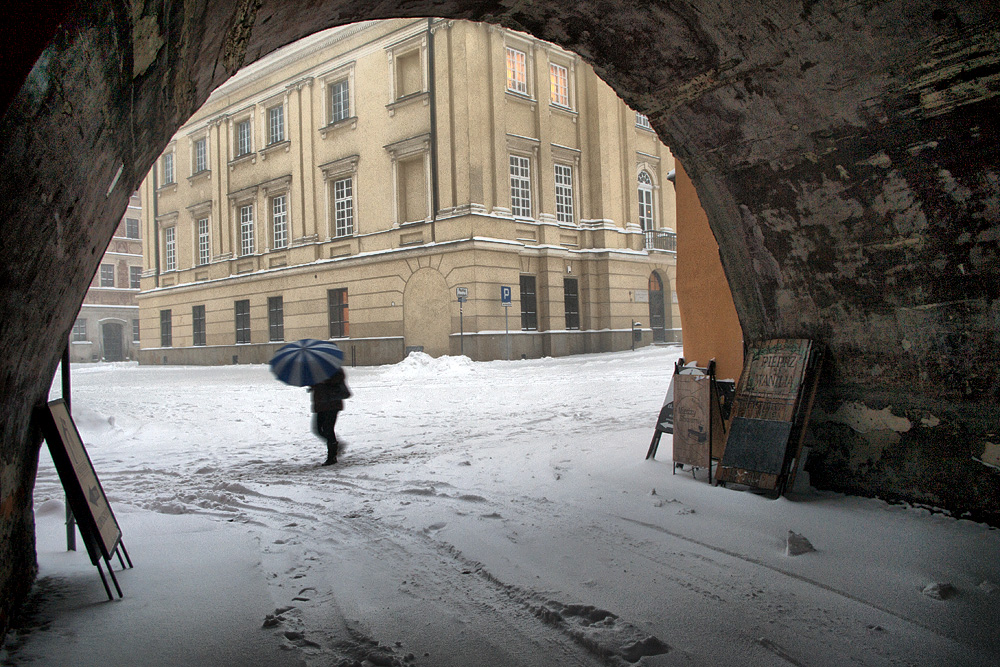 Lublin - ulica Rynek widok z Bramy Rybnej