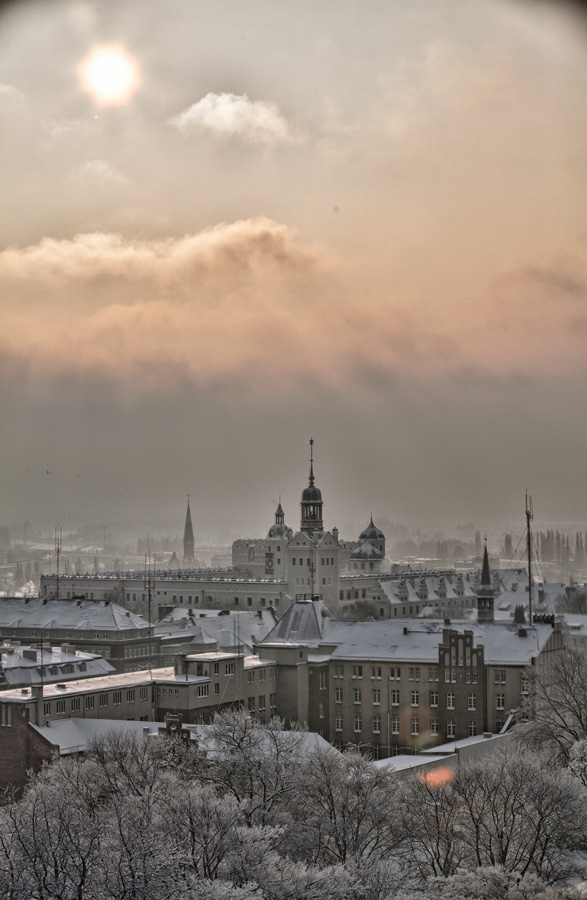 Szczecin zasypany śniegiem