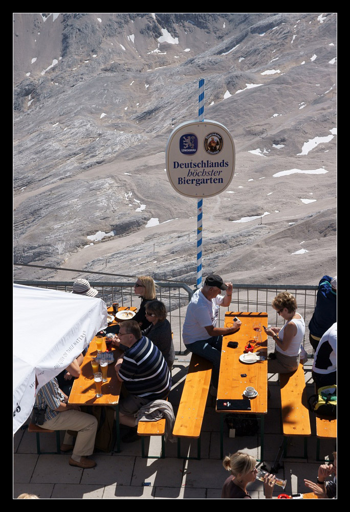 Zugspitze Biergarten