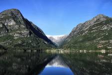 Jęzor lodowca Folgefonna - Buerbreen