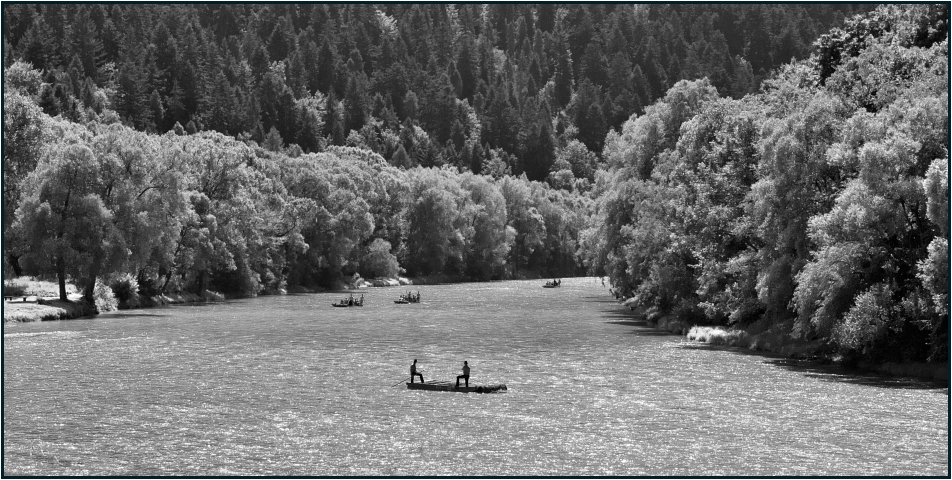 Pieniny na czarno-biało