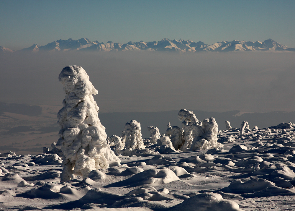 Tatry widzine z Pilska