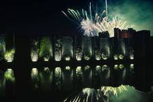 Caerphilly Castle on the 5th