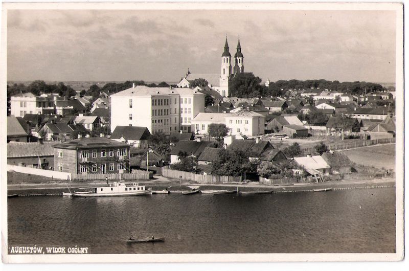 Augustów na starej fotografii