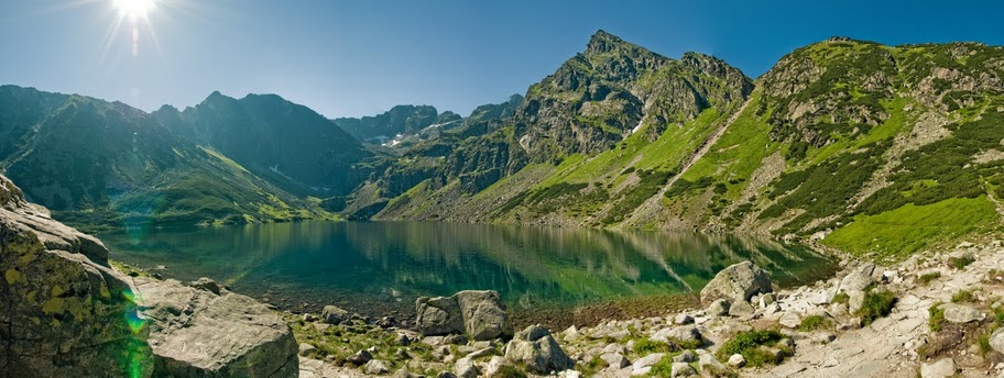 Tatry, Czarny Staw Gąsienicowy pod Zawratem