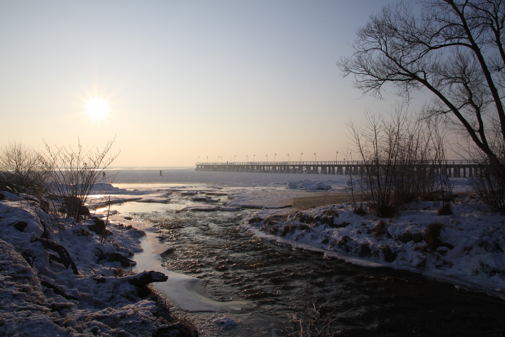 Poranek nad wodą