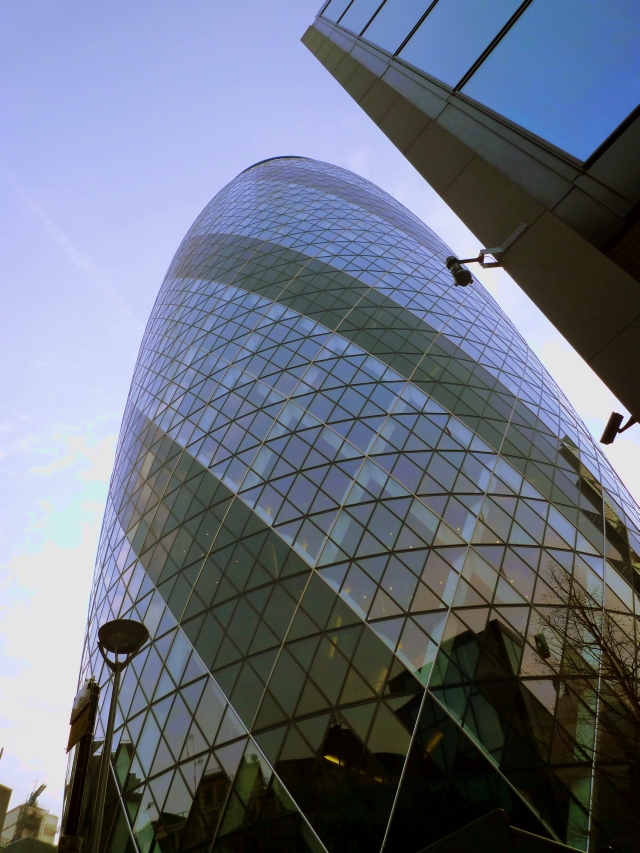 The Gherkin City of London