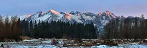 Tatry o zachodzie