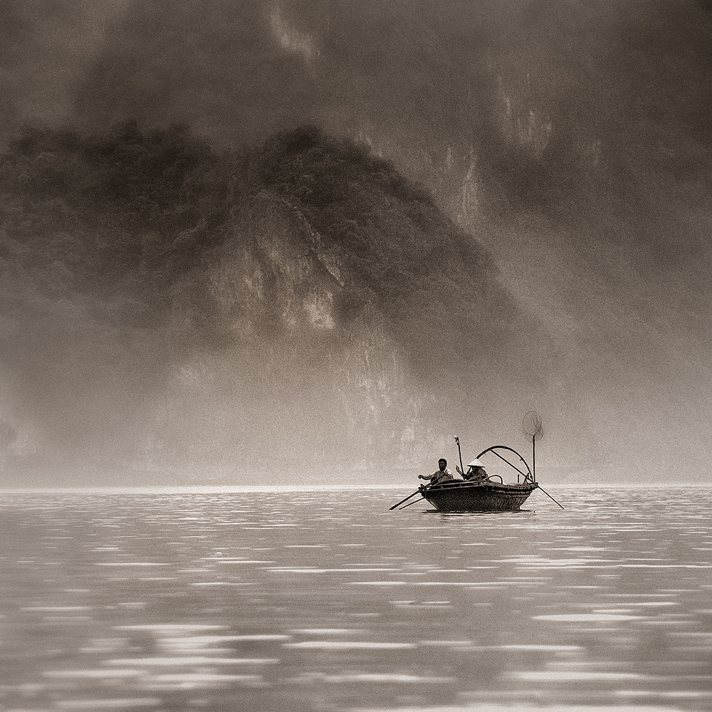 Rybacy z Ha Long Bay