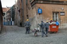 Lublin - na rogu ulicy Złotej i Dominikańskiej