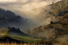 Pieniny, mgły nad Wielkim Lipnikiem