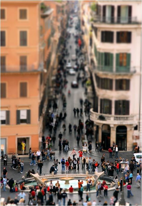 Tilt shift - Rzym