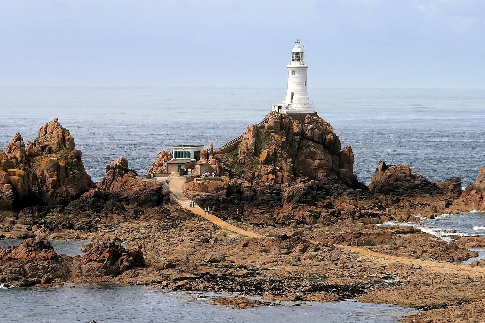 latarnia La  Corbier, Jersey