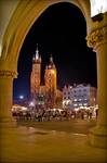 Kościół Mariacki nocą