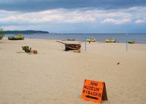 sopocka plaża u rybaków